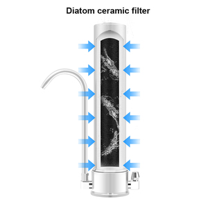 Konka — purificateur d'eau du robinet, pour la cuisine et le bureau, en céramique, avec <span class=keywords><strong>filtre</strong></span> à charbon actif - Product Image 1