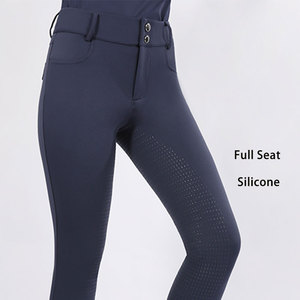 <span class=keywords><strong>Pantalon</strong></span> <span class=keywords><strong>d</strong></span>'<span class=keywords><strong>équitation</strong></span> en silicone à siège intégral pour femmes <span class=keywords><strong>Pantalon</strong></span> <span class=keywords><strong>d</strong></span>'<span class=keywords><strong>équitation</strong></span> taille haute en nylon personnalisé pour compétition équestre Jodhpurs - Product Image 1