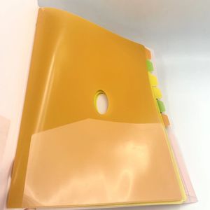 Sıcak satış toptan A4 PP çok katmanlı saklama çantası plastik dosya klasörleri ve okul ofis desen klasörü için belge organizatörü - Product Image 5