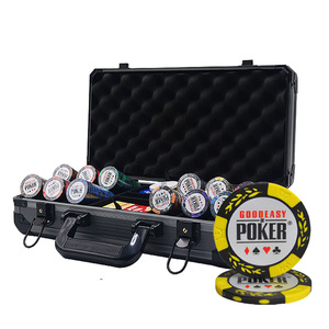 Juego de <span class=keywords><strong>Fichas</strong></span> de Póker al por Mayor para Casino Texas Hold'em, 14g, de Arcilla y Aluminio, en Maletín, <span class=keywords><strong>500</strong></span> <span class=keywords><strong>Fichas</strong></span> para Juego de Póker - Product Image 4