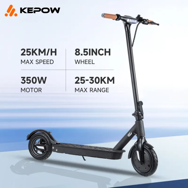 China factory 350w 36v 7.5ah lithium battery scooter E9T lightweight foldable portable 2 wheel adult electric scooter