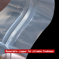 Sacs plastique, 20 unités, pochette à café, finition mate, personnalisés, réutilisables