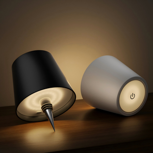Lampada <span class=keywords><strong>da</strong></span> <span class=keywords><strong>Tavolo</strong></span> a Forma di Bottiglia di Vino Wireless Ricaricabile USB Portatile Decorazione per la Casa Controllo Touch <span class=keywords><strong>Luce</strong></span> Notturna a LED per Bar Hotel Feste - Product Image 1