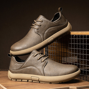 Baskets Homme Tendance en Cuir Respirant Faites à la Main à Lacets – Chaussures Décontractées en Cuir pour Homme – Chaussures Personnalisées - Product Image 3