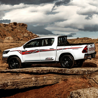 Nouvelle Décoration de Carrosserie de Voiture en PVC de Luxe Réutilisable pour Hilux 2025 4X4 4D avec 1 An de Garantie