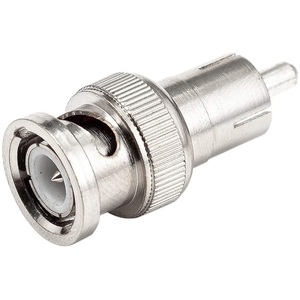 Adaptador BNC macho a RCA macho para conversión de señal de audio y video - Product Image 1