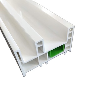 Chất lượng tốt và giá rẻ giá uPVC cửa sổ hồ sơ nhựa cửa sổ PVC màu gỗ khung cửa PVC muỗi cửa sổ Net hồ sơ - Product Image 4