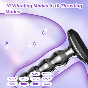 Edelstahl Anal-Vibrator Prostata-Stimulator Sexspielzeug für Erwachsene Männer Handflächengroßes Sexspielzeug Lieferant - Product Image 3