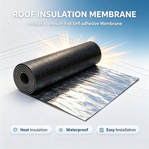 Feuille de toiture en aluminium auto-adhésive en aérogel, imperméable et isolante, épaisseur 1,5 mm, pour structure en acier de entrepôt de pneus - Product Image 5