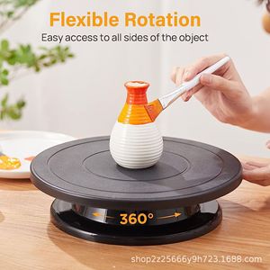 Plateaux tournants en plastique robustes pour la décoration de pâtisseries et de gâteaux - Product Image 5