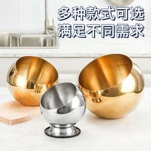 Bol incliné en acier inoxydable pour condiments et sauces, idéal pour les buffets d'hôtel et l'usage domestique - Product Image 2