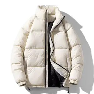 Veste polaire de sport de conception personnalisée OEM manteau à bulles personnalisé vestes en duvet d'hiver pour hommes