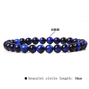 Pulsera de Cuentas Elásticas Hechas a Mano con Piedras Preciosas Naturales Genuinas, Cristal Curativo, para Hombre y Mujer - Product Image 6