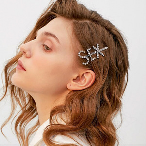 Venta al por mayor del alfabeto inglés de horquillas para niñas mujer alta calidad DIY de accesorios para el cabello - Product Image 3