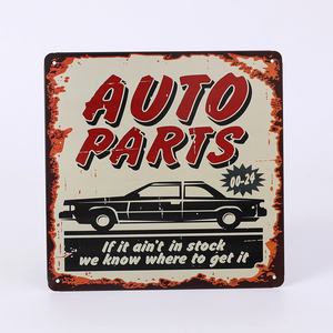 Custom Retro in metallo segno di latta antico Die Cut tecnica Logo e birra tema di qualsiasi dimensione per la decorazione o regalo - Product Image 1