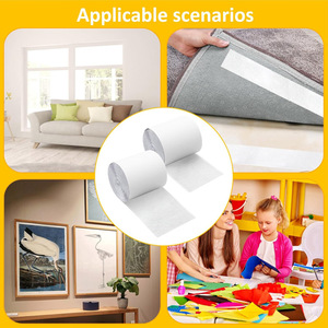 2 cm chiều rộng nhà văn phòng thủ công mỹ nghệ không thấm nước bền tự dính băng dính móc vòng lặp Fastener - Product Image 4