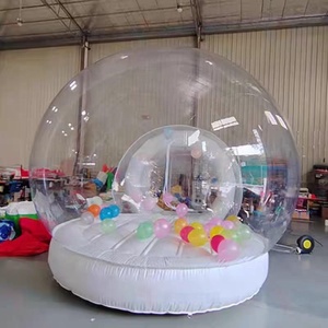 Grande tente bulle gonflable transparente, dôme igloo clair, logo personnalisé pour les stations touristiques, les sites <span class=keywords><strong>de</strong></span> camping, les hôtels <span class=keywords><strong>de</strong></span> vacances, les fêtes - Product Image 1