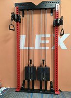 Station de musculation multifonctionnelle de haute qualité avec système de poulies intégré et machine à squats murale