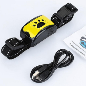Collar de Control de ladridos para perros, dispositivo eléctrico antiladridos con vibración, activada por voz, para entrenamiento de perros - Product Image 3