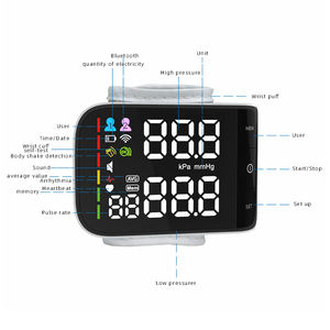 Prix d'usine LED Display Bp Monitor Type de poignet Smart Tensiomètre électronique automatique au poignet - Product Image 4