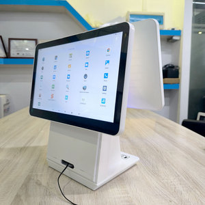 Nhà Máy Giá 15.6 inch Màn hình kép máy POS với đầu đọc thẻ QR Máy quét mã và máy in cho cửa hàng bán lẻ - Product Image 3