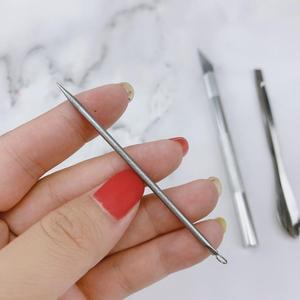 Herramienta para sombra de ojos tallada a mano, cuchillo de precisión de metal para maquillaje artístico y detalles artesanales - Product Image 2