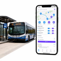 Las Mejores Soluciones de Aplicaciones de Transporte Público para iOS y Android con Planificación de Rutas, Llegadas en Vivo y Venta de Boletos Móviles LionCreate