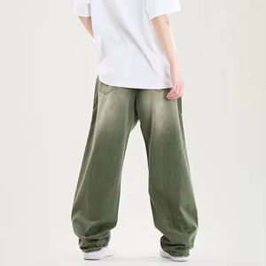 <span class=keywords><strong>Jeans</strong></span> Baggy di Alta Qualità Personalizzati, Stile Cargo Punk, Gamba Larga, <span class=keywords><strong>Boyfriend</strong></span>, Streetwear, Pantaloni Stampati per <span class=keywords><strong>Uomo</strong></span> - Product Image 5