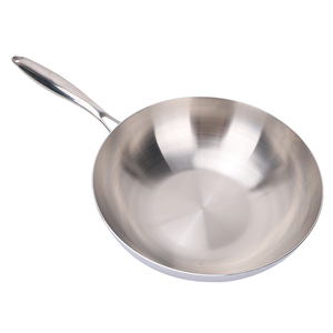 Stainless Steel Wok Wok <b>Pan</b> 30cm Fast Heating Cooking <b>Pan</b> for Stir Fry Sautéing and Everyday Kitchen Use - Product Image 6