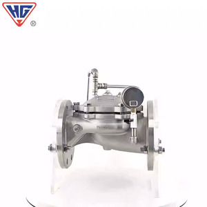 Válvula Reductora de Presión de Acero Inoxidable Hg Shanghai Workers 200X 16P, Válvula de Control de Agua Ajustable con Flanqueado y Operación Piloto - Product Image 2