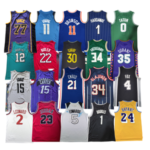 2025 bán nóng bán buôn áo đội tùy chỉnh khâu áo bóng rổ Mỹ 7 doncic 11 Irving 0 tatum 12 morant 22 Quản Gia - Product Image 1