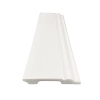 Plinthe en polystyrène PS pour sol, moulure décorative murale, profilé imperméable et résistant à l'humidité pour la décoration intérieure