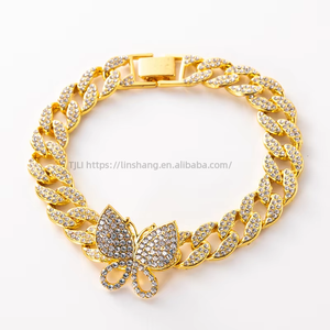 Hip Hop Watch Set <b>Cuban</b> <b>Chain</b> Necklace Bracelet Watch Gift Set - Product Image 4