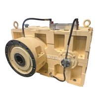 Boîte de vitesses personnalisée série ZLYJ, réducteur d'extrudeuse à vis simple, rapport 8-20 pour machine de recyclage de films/feuilles