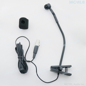Nuevo micrófono de instrumento de música de saxofón PG98 XLR Mini 3Pin para AK <span class=keywords><strong>Samso</strong></span> inalámbrico BeltPack transmisor grabación micrófono cardioide - Product Image 4