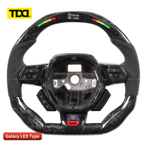 Volante de fibra de carbono TDD LED para Lamborghini Huracan Gallardo URUS, volante personalizado - Product Image 3