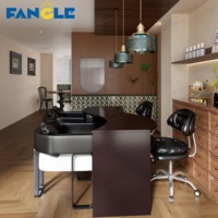 Nouveaux produits Table de manucure incurvée exclusive Salon de beauté lumière luxe professionnel ongles technicien Tables à ongles