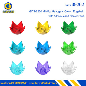 Gobricks GDS-2200 – Pièces de blocs de construction en plastique en gros – 39262 Demi-coquille <span class=keywords><strong>d</strong></span>'œuf en forme de couronne – Briques en vrac en stock - Product Image 1
