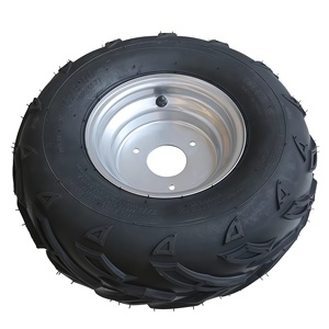 SWICOO Assurance Qualité <span class=keywords><strong>Pneu</strong></span> et Jante 7 pouces pour VTT 16x8-7 16/8-7 16x8x7 pour Kart, Tondeuse, <span class=keywords><strong>Quad</strong></span> Taotao 110 125 - Product Image 1