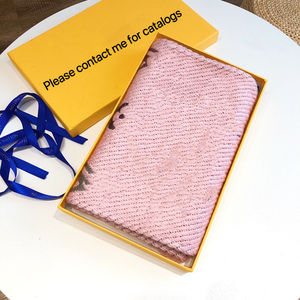 新作ラグジュアリーブランドデザインプリントスカーフレディースカシミアウィンターウォームスカーフ両面カシミアレターニット厚手レディーススカーフ - Product Image 4