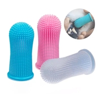 Cepillo de Dientes de Silicona para Perros, Diseño Simple para Limpieza Bucal, Cuidado Dental Canino, Entrega Rápida