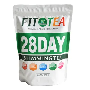 Private Label Wholesale Slim Tea Bags 28 Day Herbal Detox Slimming Tea For Weight Loss