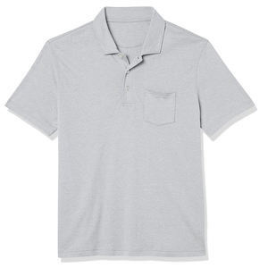 Chemises polo slim fit à manches courtes, respirantes, séchage rapide, 100% coton, de haute qualité, en vente à prix abordable - Product Image 1