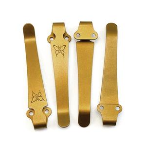 Clip trasero de mariposa Benchmark Griptilian Clip de cuchillo de titanio Clip de titanio de transporte profundo - Product Image 2