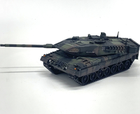 1/72 alman leopar 2A7 ana savaş tankı NATO Tricolor kamuflaj masaüstü koleksiyonu süs knick-knuck