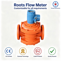 Medidor de Flujo Roots de Acero Inoxidable con Pantalla LCD Digital, Alta Precisión, Salida de Señal y Conexión de Brida para Aceite y Líquidos