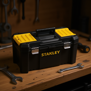 Stanley <b>Tool</b> <b>Box</b> 18 Inch <b>Metal</b> Hinges Heavy Duty Storage Case - Product Image 3