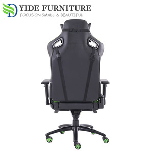 Sedia da Ufficio Ergonomica in Pelle di Grandi Dimensioni per Computer e Gaming, Colore <span class=keywords><strong>Verde</strong></span> - Product Image 4