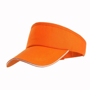Summer Outdoor Sun Protection Visor Hat Flat Brim Unisex Adults Children Middle Aged Elderly Embroidery Lettering - Product Image 4