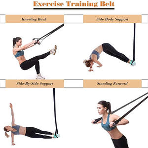 Cinturón de Entrenamiento Portátil para el Hogar, Montado en la Puerta con Correa Ajustable, Hecho de EVA, Dispositivo de Entrenamiento de Bolsillo - Product Image 3